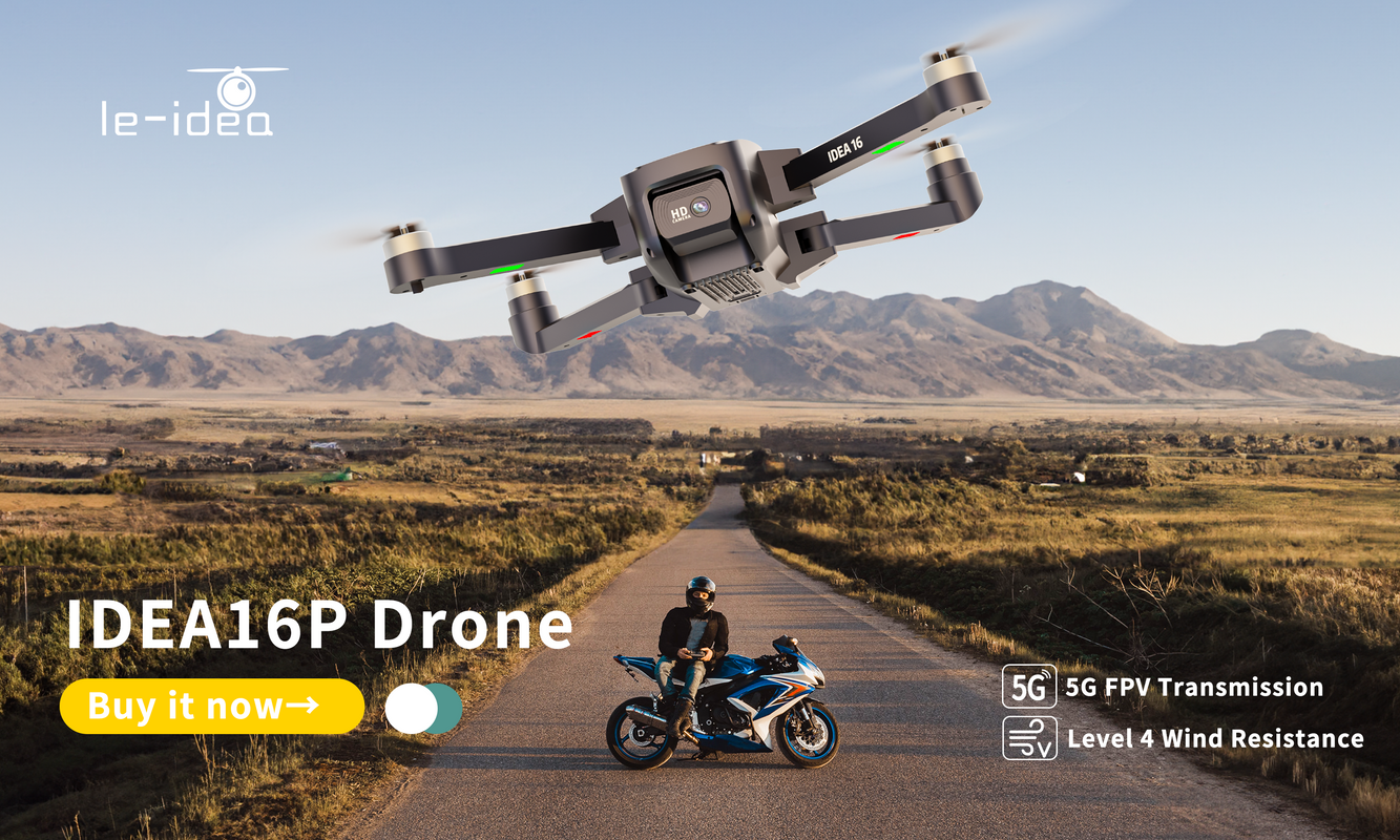  IDEA16 Drones with 2 Cameras for Adults 4k