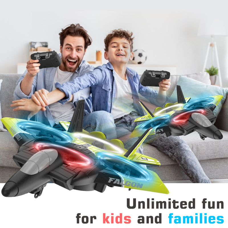 IDEA13 Drone RC Stunt Fighter, le-idea Drones with 2 Batteries 2.4Ghz Quadcopter, Altitude Hold, 3D Flip, 3 Speeds, Headless Mode, One Click Back for Kids/Beginners, Kids Gift