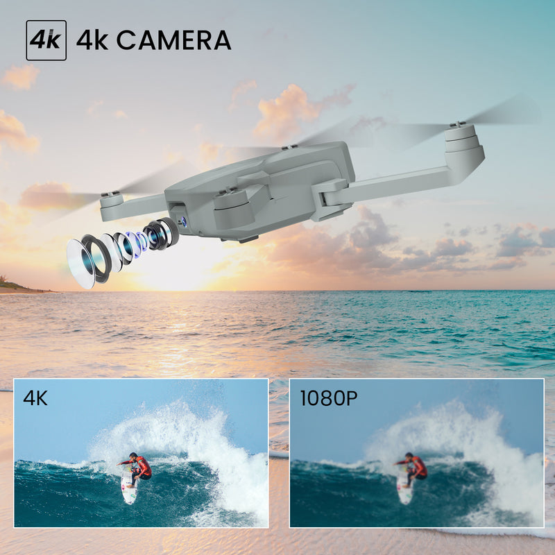 Indføre omdømme leje IDEA36 GPS Drone with 4K HD Camera, le-idea Drones with Brushless Moto